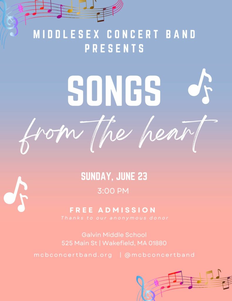 Spring into summer 2024 middlesex concert band